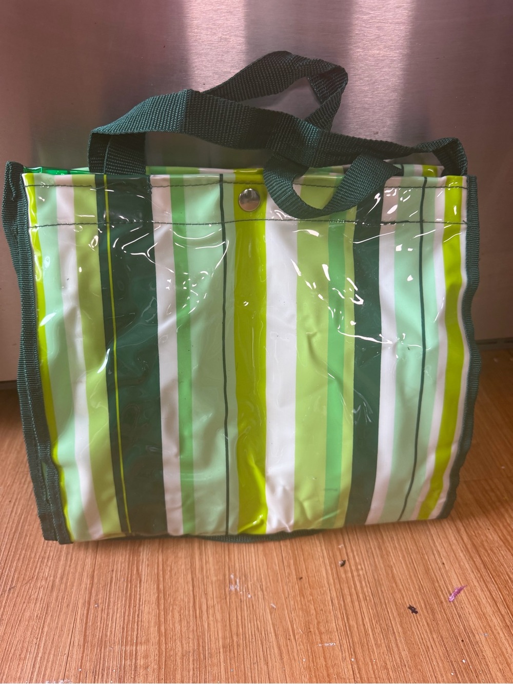 Marshall Fields rare collectible Rolling Tote collapsing folds and snaps - Picture 8 of 8